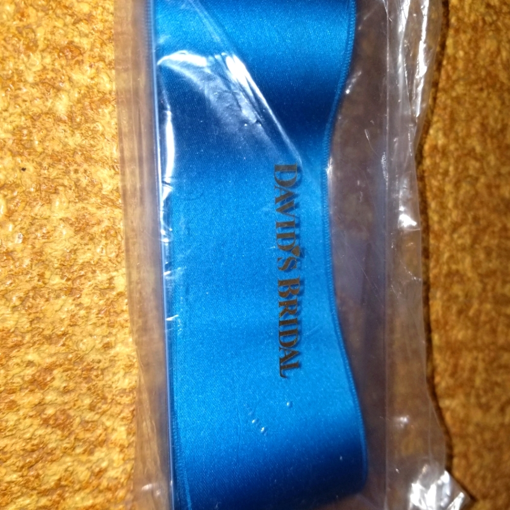 David's Bridal NWT Ribbon in Pacific